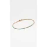 Adina Reyter 14k Turquoise and Diamond Tennis Bracelet