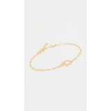Adinas Jewels Clasp Link Bracelet
