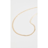 Adinas Jewels Extra Flat Cuban Chain Necklace