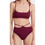 Agua Bendita Genoveva Leva Bikini Top