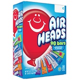 Airheads Bars, Chewy Fruit Taffy Candy, Variety Pack, Back to School for Kids, Non Melting, Party 90 Count (Packaging May Vary)