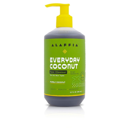  Alaffia EveryDay Coconut Face Cleanser. For All Skin Types. Leaves Skin Fresh, and Hydrated with Fair Trade Coconut Oil and Neem. Vegan, Cruelty Free, No Parabens (Purely Coconut)