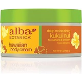 Alba Botanica Kukui Nut Body Cream, 6.5-Ounce Bottle (Pack of 2)