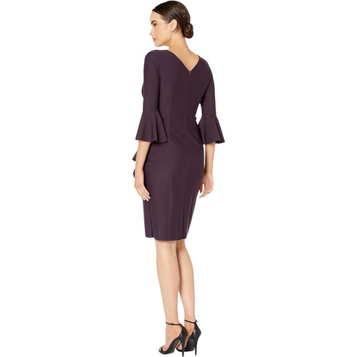  Alex Evenings Short Slimming Dress with Bell Sleeves