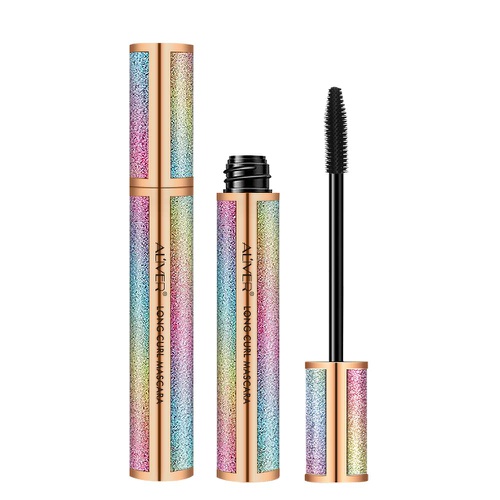  Aliver 4D Eyelash Mascara,Waterproof Mascara, Thicker, Voluminous Eyelashes, Long-Lasting,Smudge-proof Long Lash Mascara Natural Eye Makeup (Starlight)