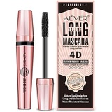 Aliver 4D Silk Fiber mascara, Waterproof Eyelash Mascara Extra Long Lash Mascara & Eyelash Mascara Waterproof Long-lasting, smudge-proof mascara Natural eye make-up (Black gold)