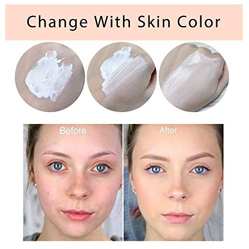  Aliver 2 Pack TLM Flawless Colour Changing Foundation Makeup, Concealer Cover Cream, Warm Skin Tone Foundation liquid, Base Nude Face Moisturizing Liquid Cover Concealer for Women and Gir