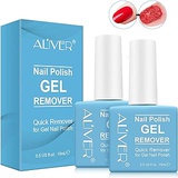 Aliver Magic Nail Polish Remover 2 pack, Professional Nail Gel Polish Remover with acetone, In 3 mins Quickly Removes Soak-Off Gel Polish UV Art Nail Lacquer, [Dont Hurt Nails]