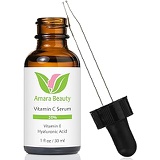 Amara Beauty Vitamin C Serum for Face 20% with Hyaluronic Acid & Vitamin E, 1 fl. oz.