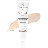 Amavara Tinted Mineral Sunscreen SPF 50 2.4oz | Zinc Oxide, Reef Safe, Vegan, Broad Spectrum, Safe for Sensitive Skin (1-Count)