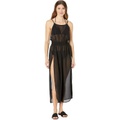 America & Beyond Sexy Sheer Black Jumpsuit