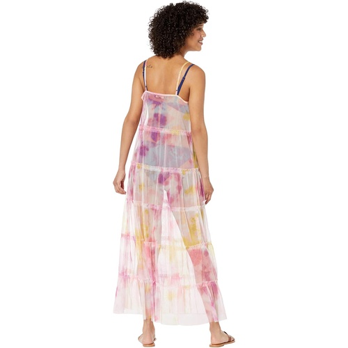  America & Beyond Totally Tie-Dye Maxi Dress Cover-Up