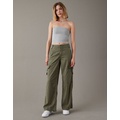 AE Dreamy Drape Stretch Super High-Waisted Cargo Baggy Wide-Leg Pant