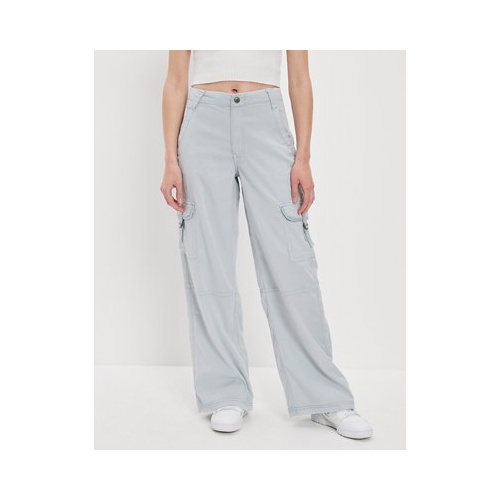 아메리칸이글 AE Dreamy Drape Stretch Super High-Waisted Cargo Baggy Wide-Leg Pant