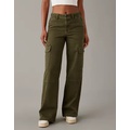 AE Dreamy Drape Stretch Cargo Super High-Waisted Baggy Wide-Leg Pant