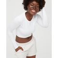 OFFLINE By Aerie Sidewalk Seamless Long Sleeve Cropped T-Shirt