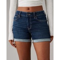 AE Next Level Low-Rise Denim Midi Short