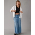 AE To The Floor Denim Maxi Skirt