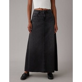 AE To The Floor Denim Maxi Skirt