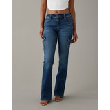 AE Stretch Low-Rise Kick Bootcut Jean