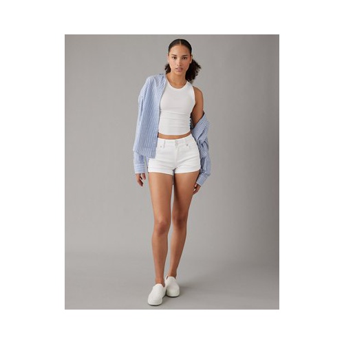 아메리칸이글 AE Next Level Curvy High-Waisted Denim Short Short