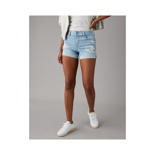 아메리칸이글 AE Next Level Ripped Denim Midi Short