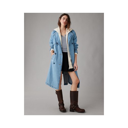 아메리칸이글 AE Denim Trench Coat