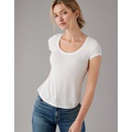 AE Soft & Sexy Scoop Neck Ribbed T-Shirt