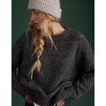 AE77 Premium Mohair-Blend Boyfriend Sweater