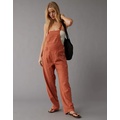 AE Dreamy Drape Stretch Linen-Blend Overall