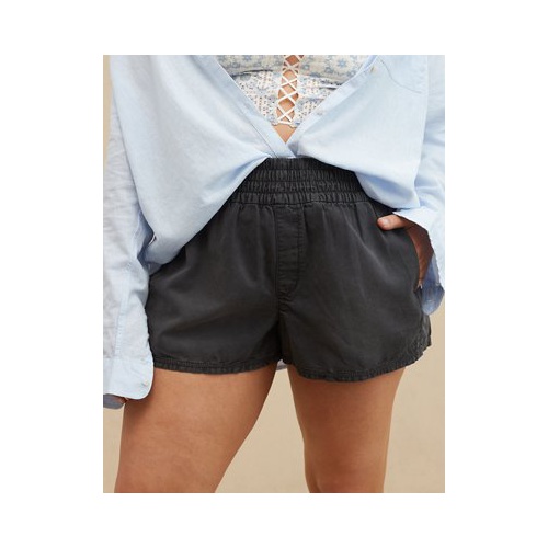 아메리칸이글 Aerie Babewatch High Waisted Pull On Short