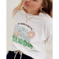 Aerie Smiley Graphic Oversized Boyfriend T-Shirt