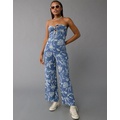 AE Tie Front Strapless Jumpsuit