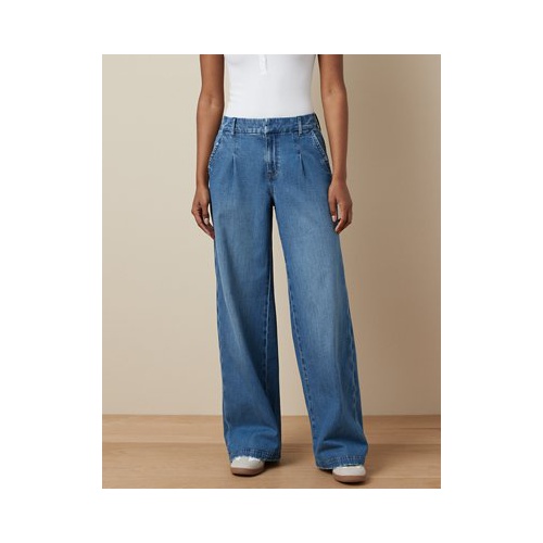 아메리칸이글 AE Stretch Super High-Waisted Wide-Leg Trouser Jean