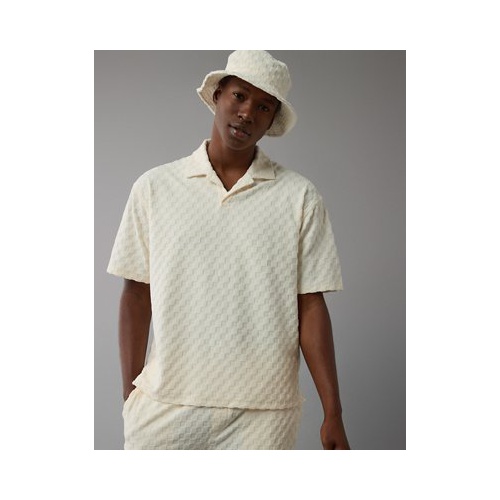 아메리칸이글 AE Terry Cloth Textured Polo Shirt