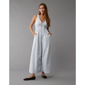 AE Smocked Bodice V-Neck Jumpsuit