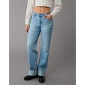 AE Stretch High-Waisted Stovepipe Cuffed Jean