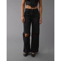 AE Dreamy Drape Stretch Super High-Waisted Baggy Wide-Leg Jean