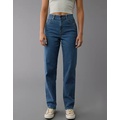 AE Stretch Super High-Waisted Baggy Straight Jean