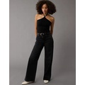 AE Dreamy Drape Stretch Curvy Super High-Waisted Baggy Wide-Leg Jean