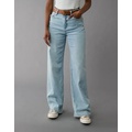 AE Dreamy Drape Stretch Super High-Waisted Baggy Wide-Leg Jean