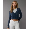 AE Wispy-Knit Cropped Cardigan