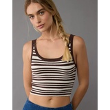 AE Cropped Sweater Tank Top