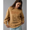AE Oversized Halloween Snoopy Graphic Sweatshirt