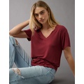 AE Soft & Sexy Oversized V-Neck T-Shirt