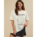 Aerie Smiley Halloween Oversized Graphic Boyfriend T-Shirt