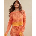 Aerie Crochet Vacay Sweater