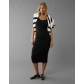 AE V-Neck Sweater Midi Dress