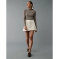 AE High-Waisted A-Line Corduroy Mini Skirt