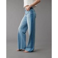 AE Dreamy Drape Stretch Side Stripe Super High-Waisted Baggy Wide-Leg Jean